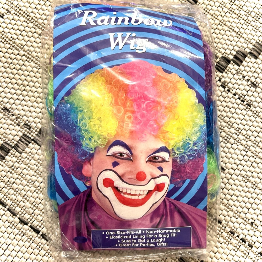 New in Package Rainbow 🌈 🤡 Clown Wig